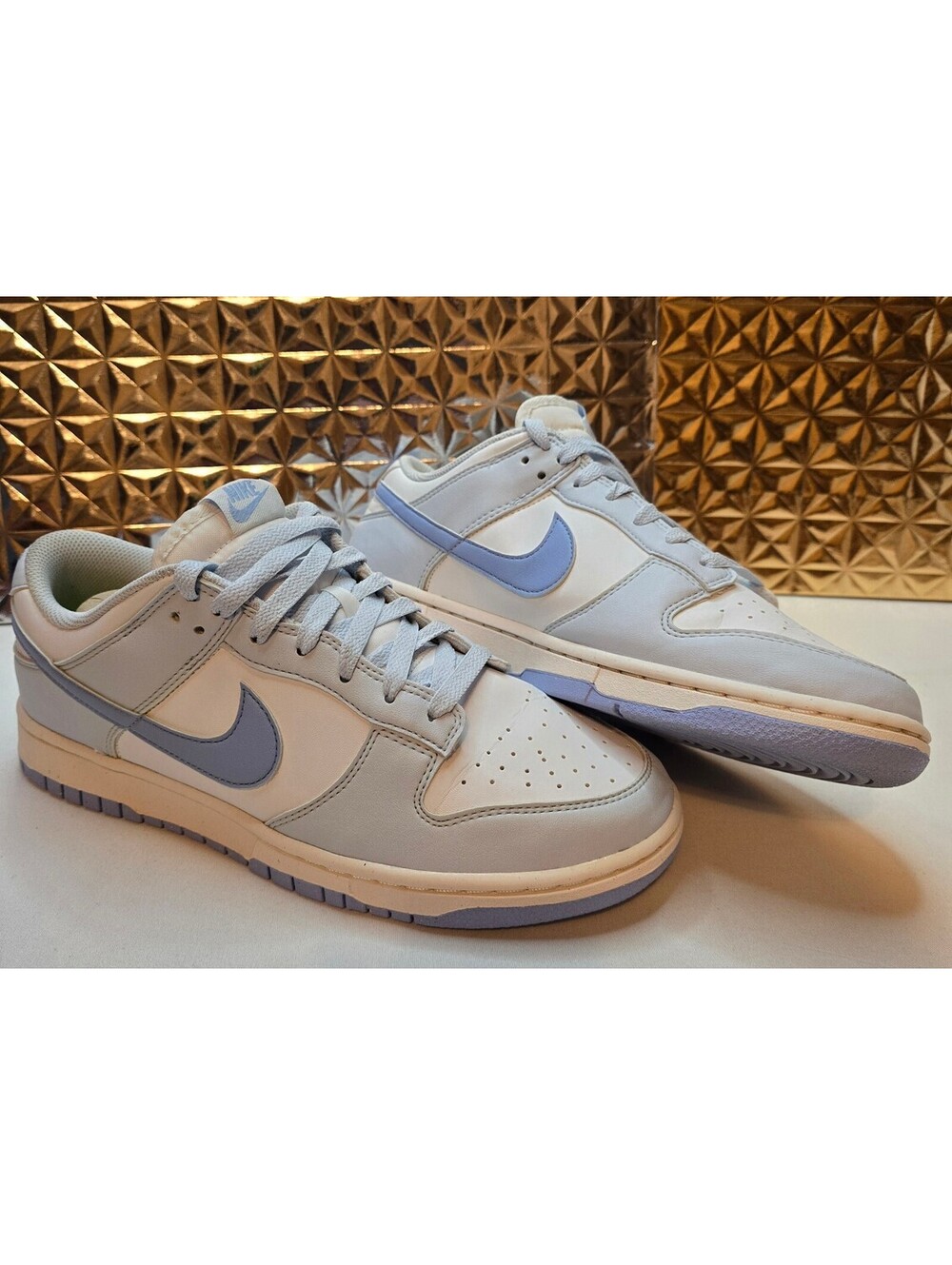Nike Women's Dunk Low Next Nature Sneakers Blue Tint Low-Cut Casual Shoes 10.5
